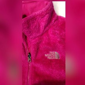 Pink north face sweater